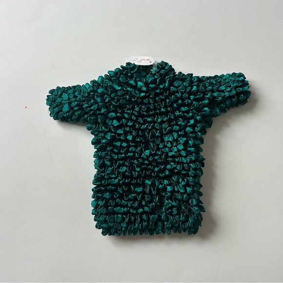 90s Green Scrunchie Bubble Shirts - New with Tag - Picture 3 of 4